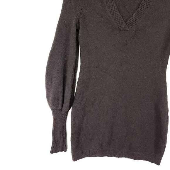 Elie Tahari Cashmere Mohair Sweater Dress XS Balloon Long Sleeve Tunic - Picture 9 of 10